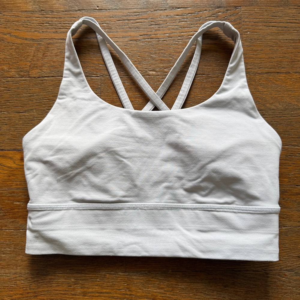 Lululemon Light Lavender Crisscross Sports Bralette